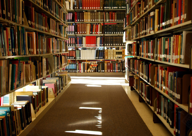 圖書館裝飾場景